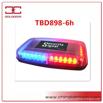 Red/Blue Police Car Roof Lightbar Mini Light Bar(TBD898-6h)